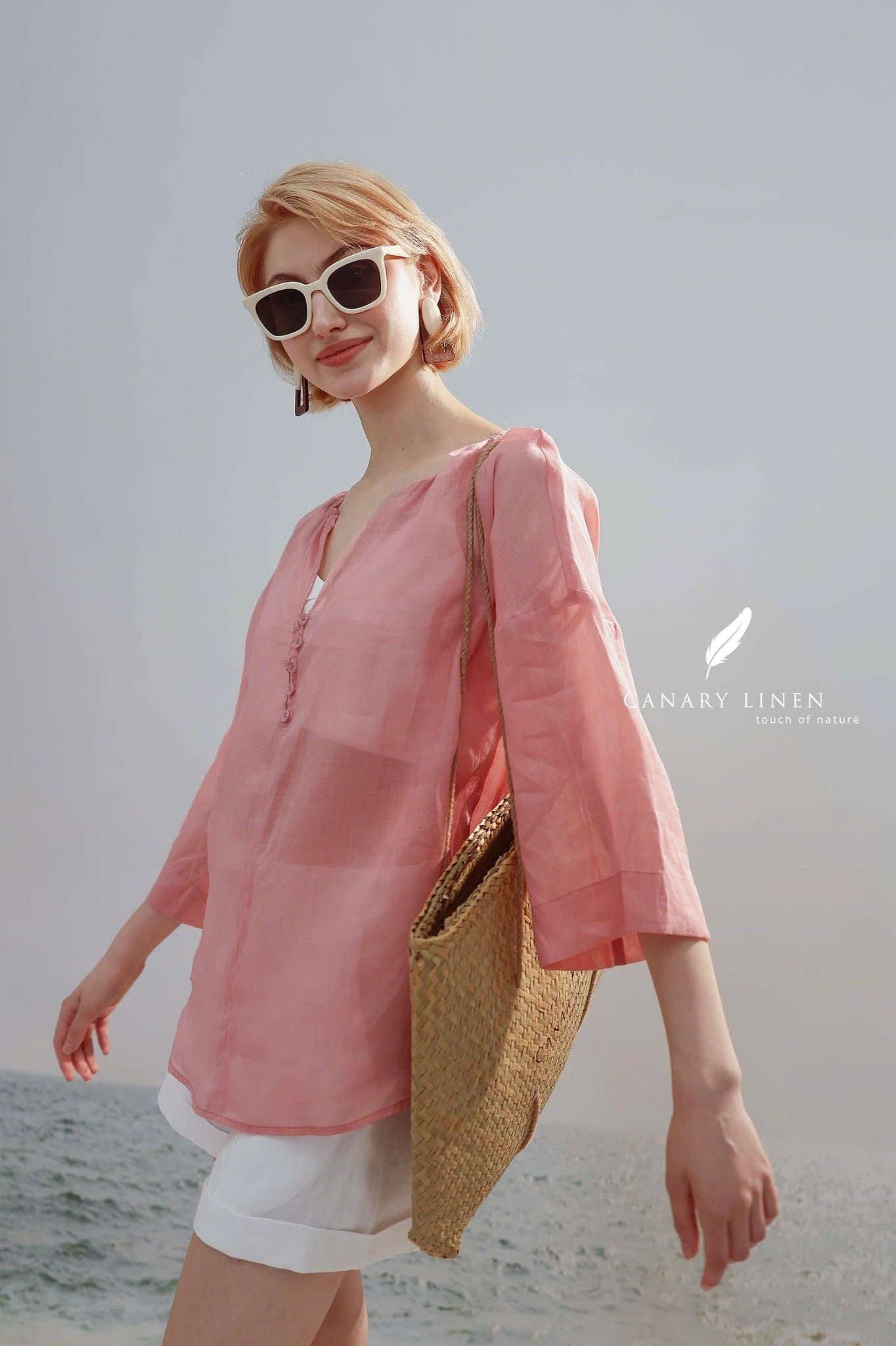  Celina Top - Hồng 