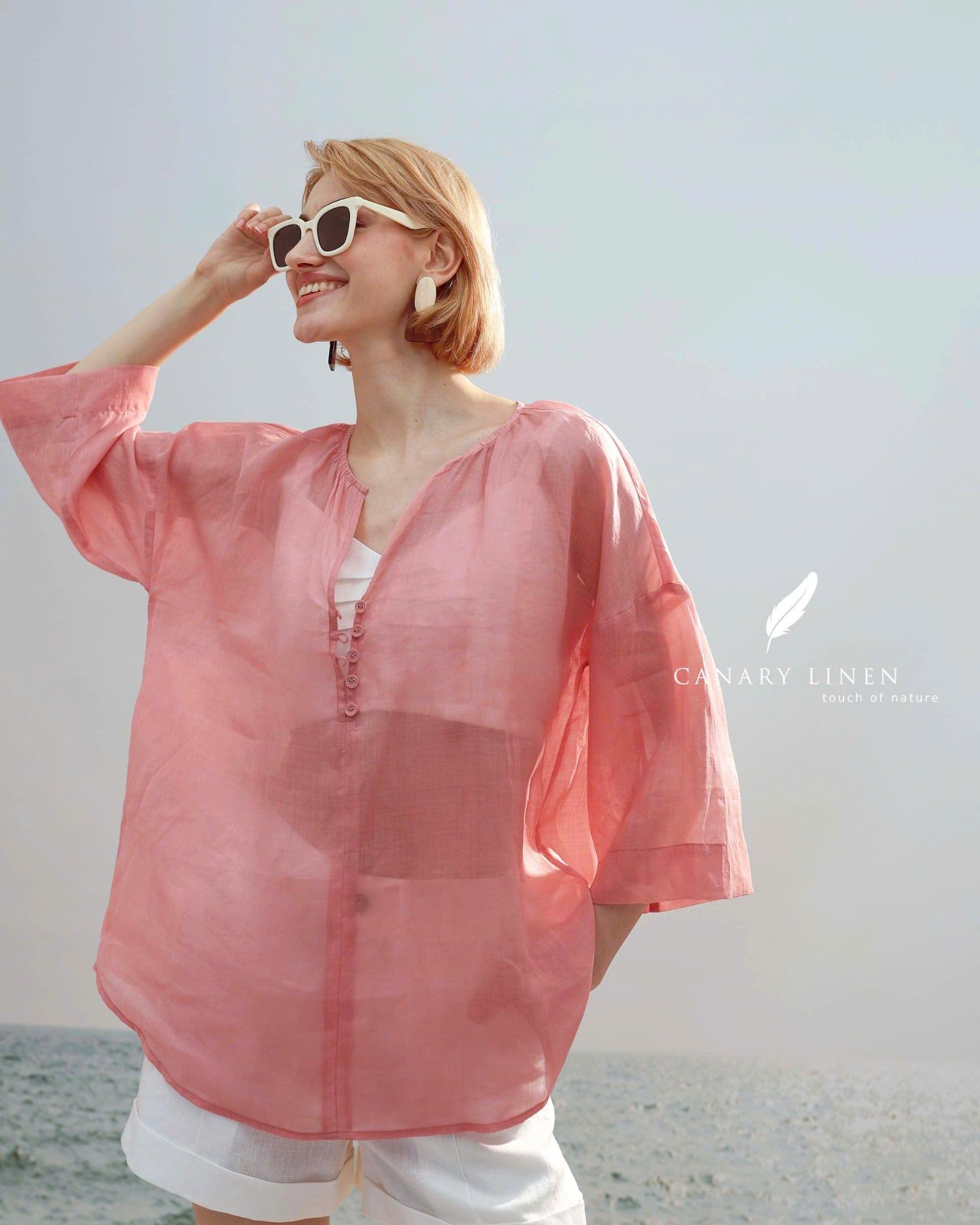  Celina Top - Hồng 