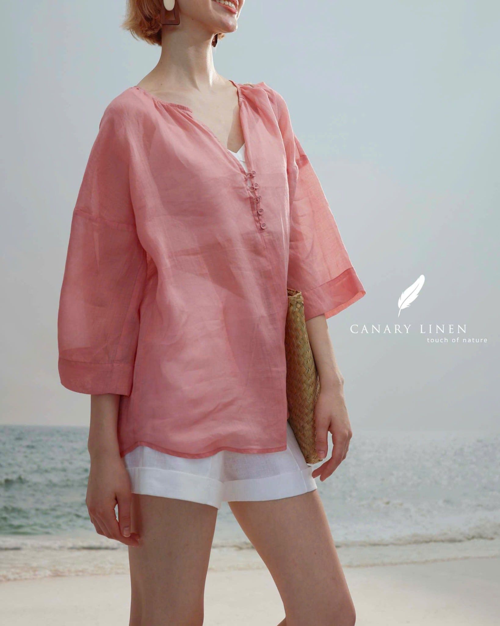  Celina Top - Hồng 