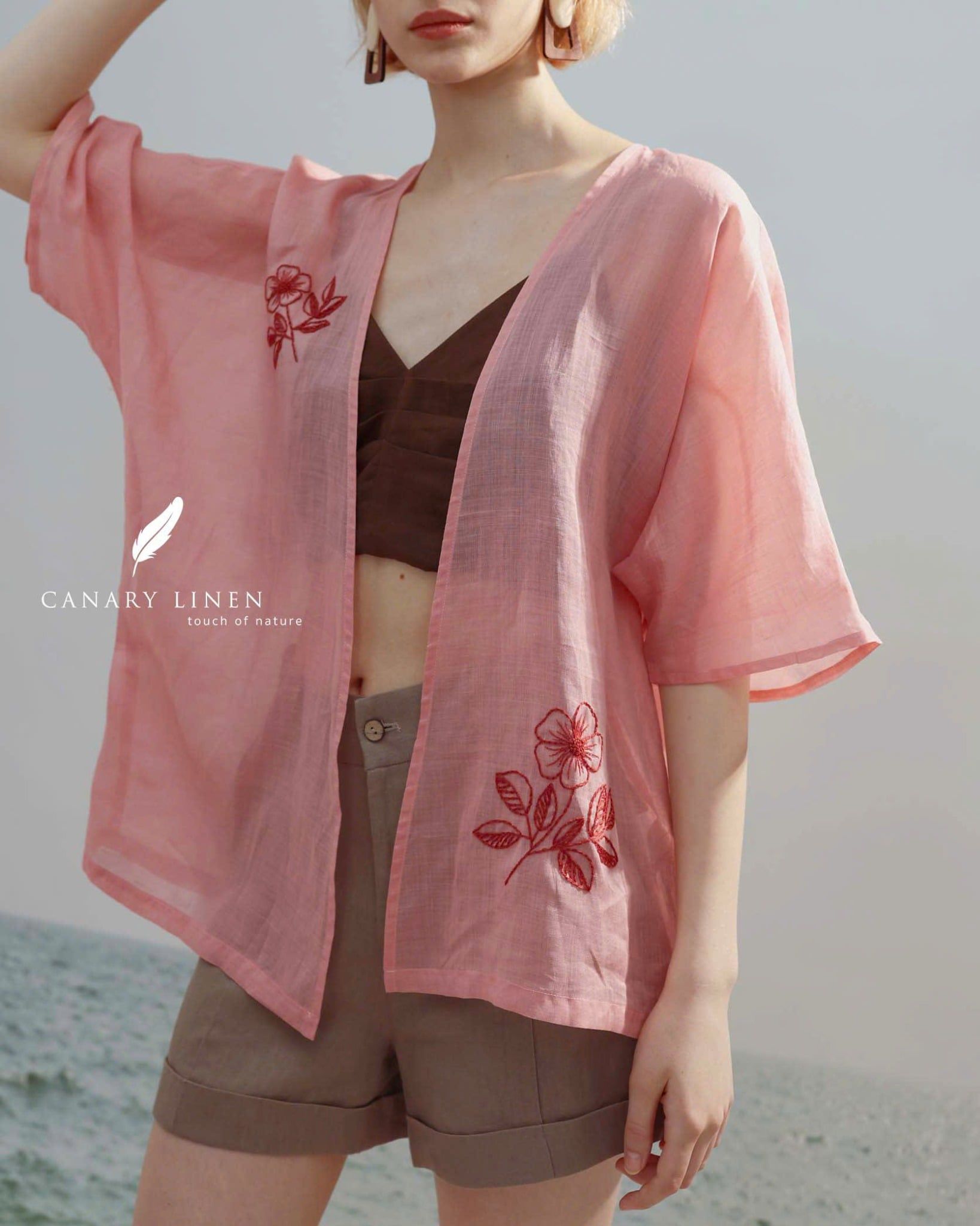  Elia Coat - Hồng dâu 