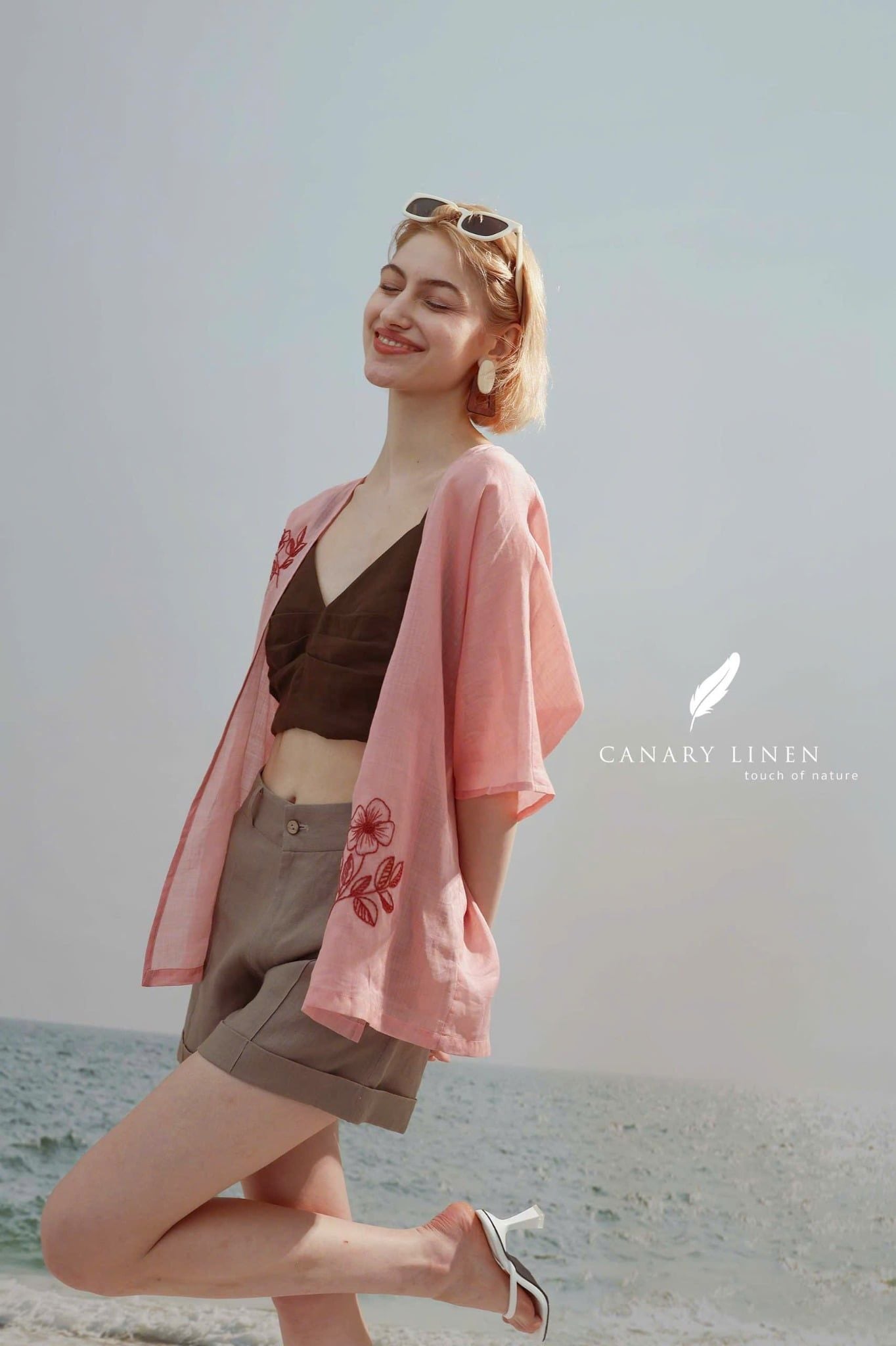  Elia Coat - Hồng dâu 