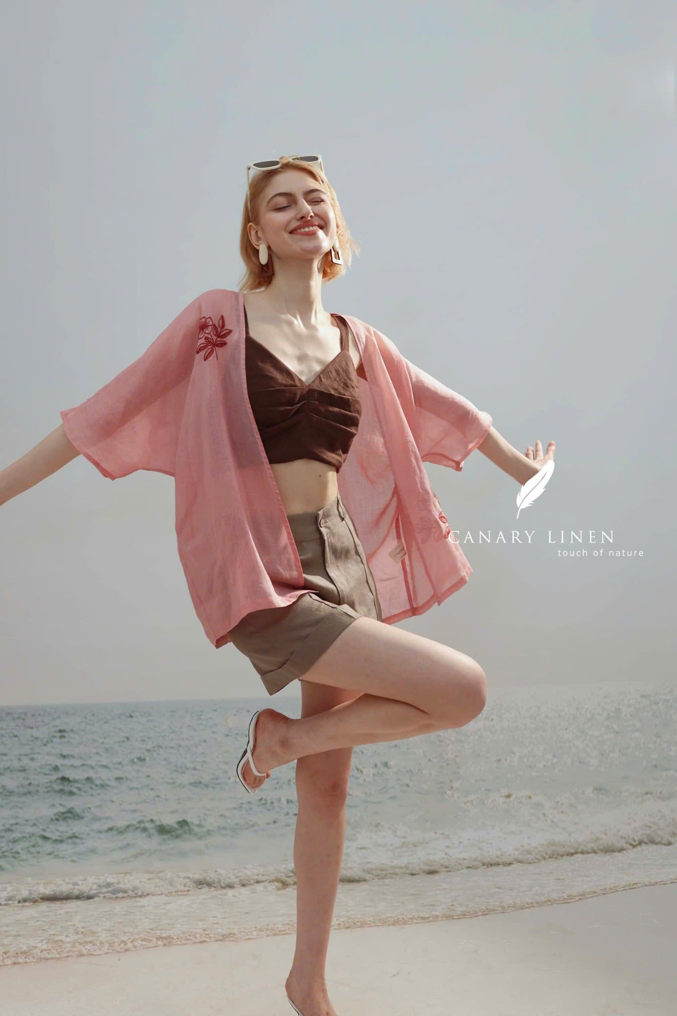  Elia Coat - Hồng dâu 