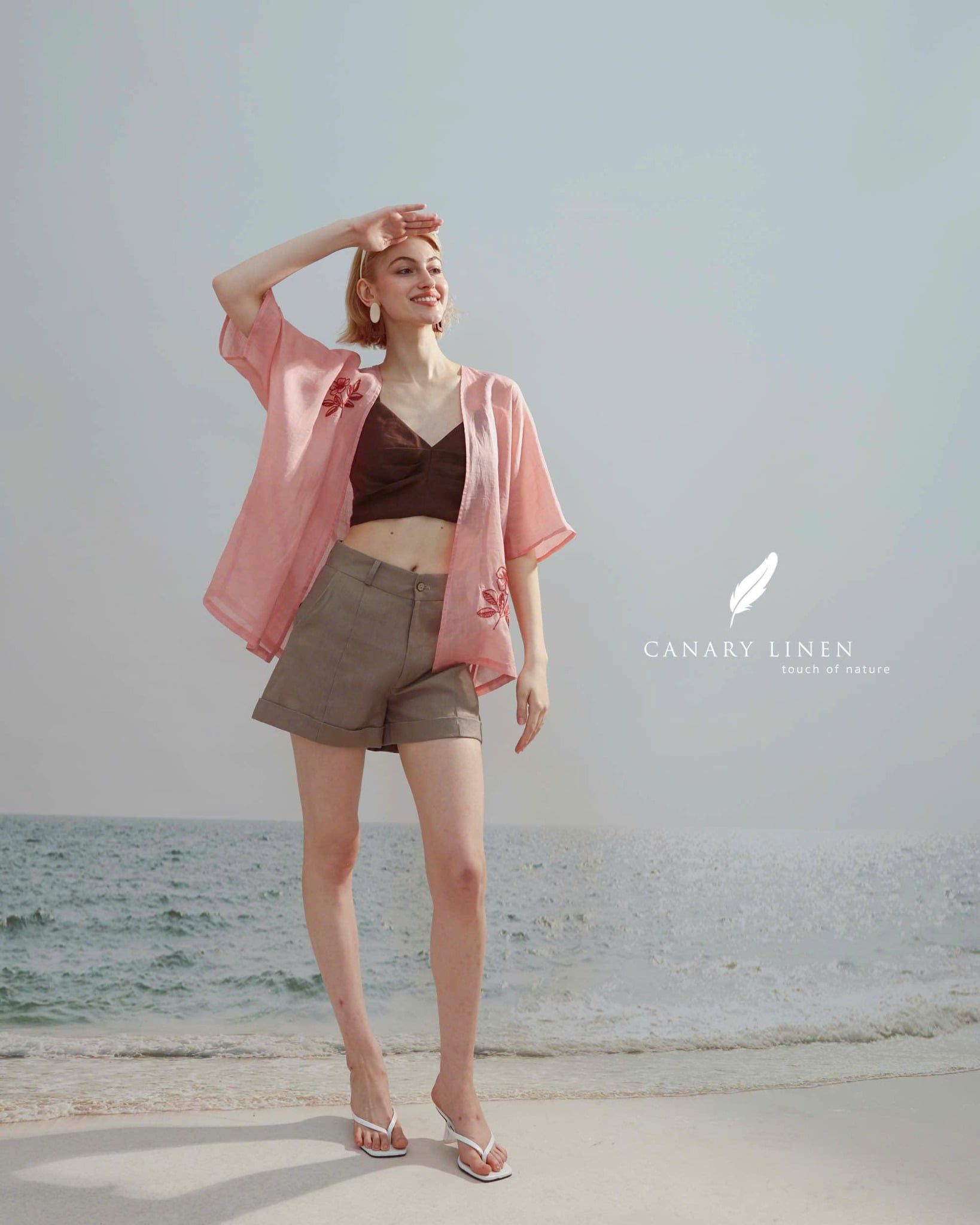  Elia Coat - Hồng dâu 