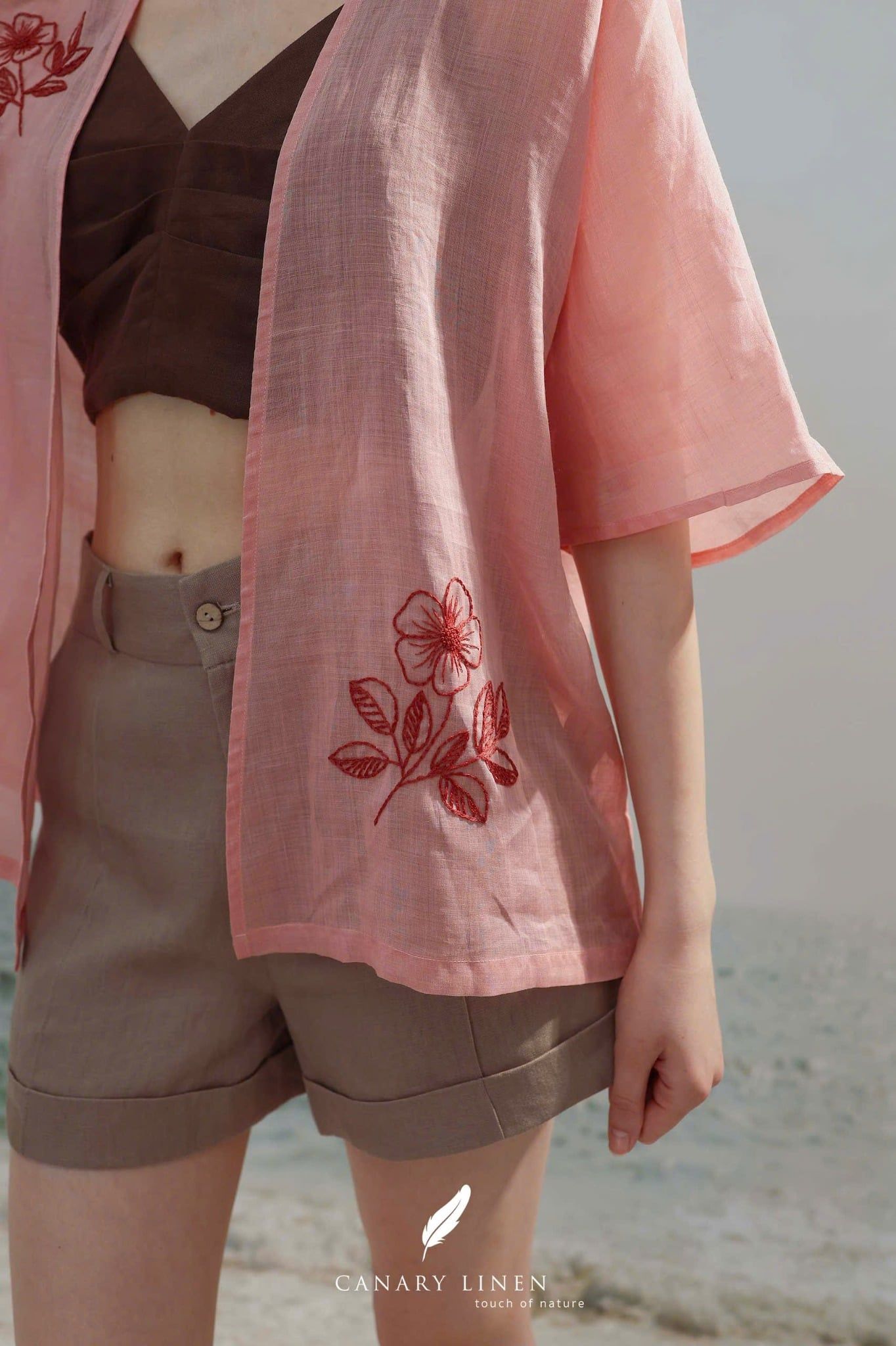  Elia Coat - Hồng dâu 