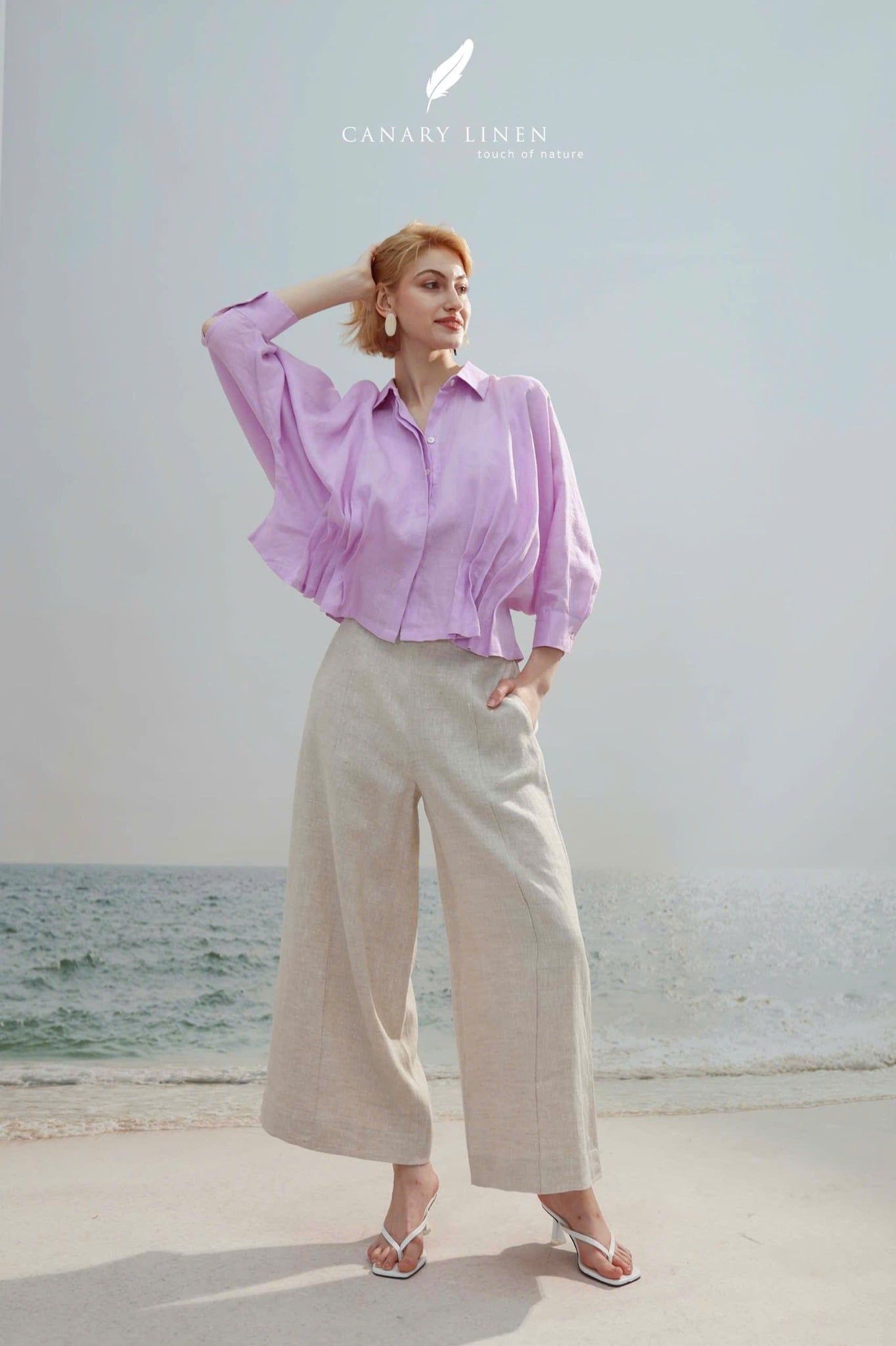  Floe Shirt - Tím Pastel 