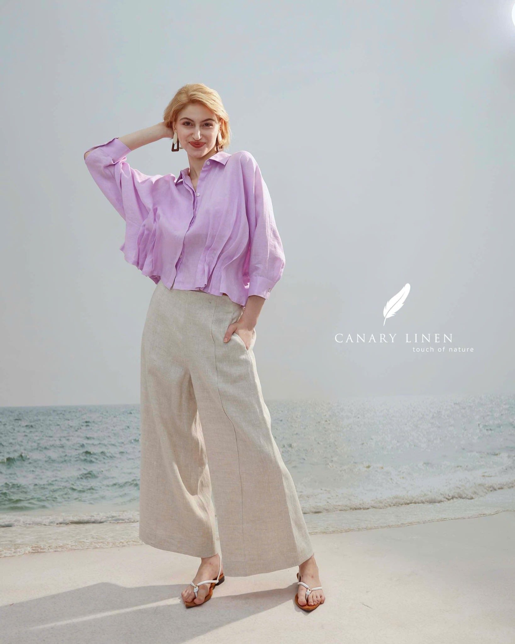  Floe Shirt - Tím Pastel 