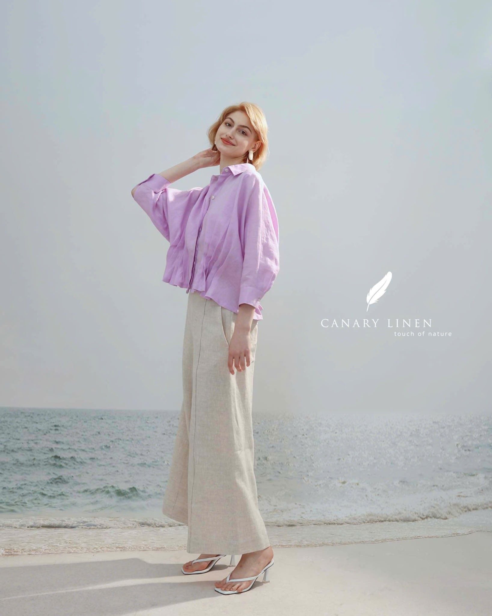  Floe Shirt - Tím Pastel 
