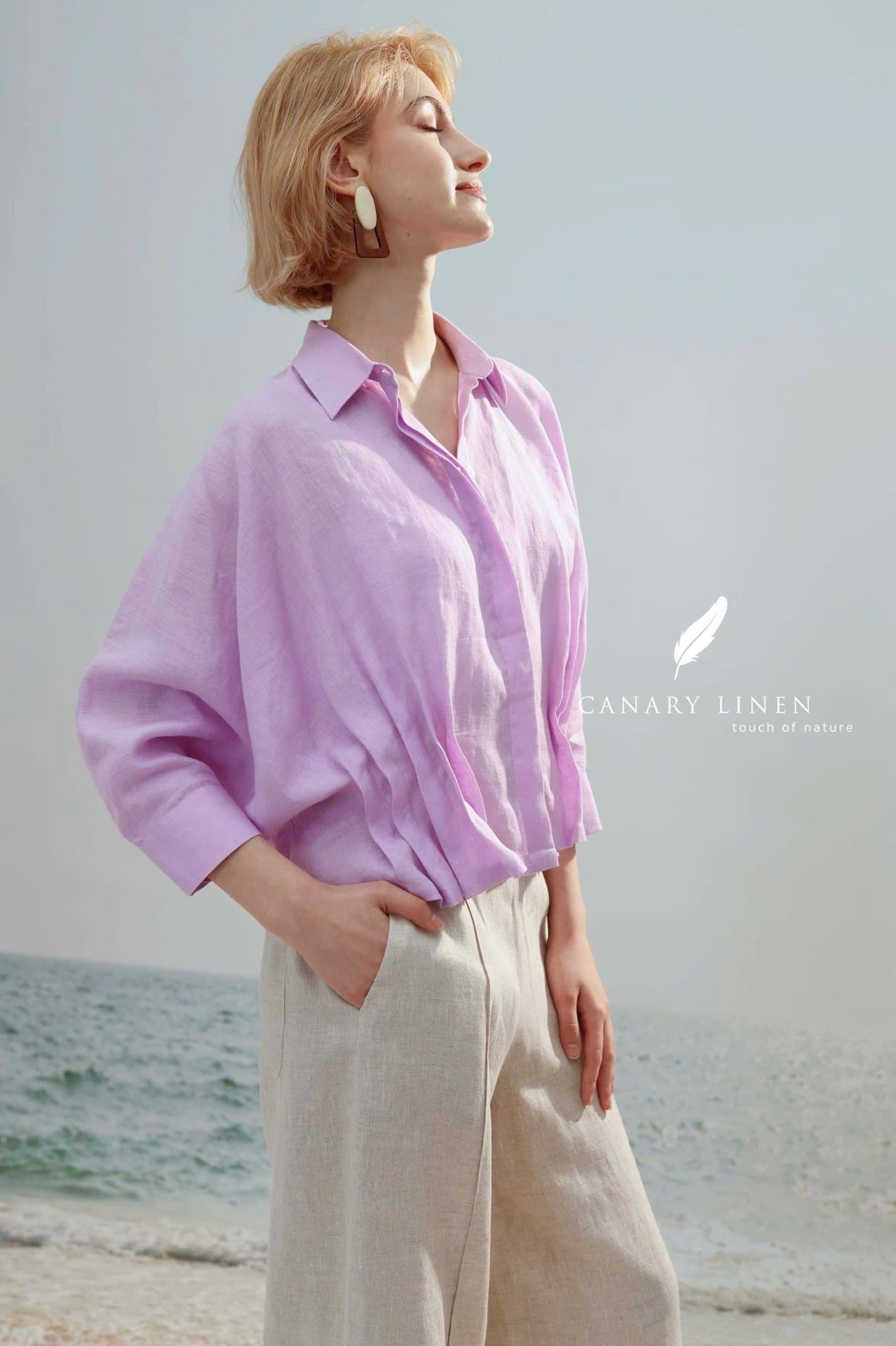  Floe Shirt - Tím Pastel 
