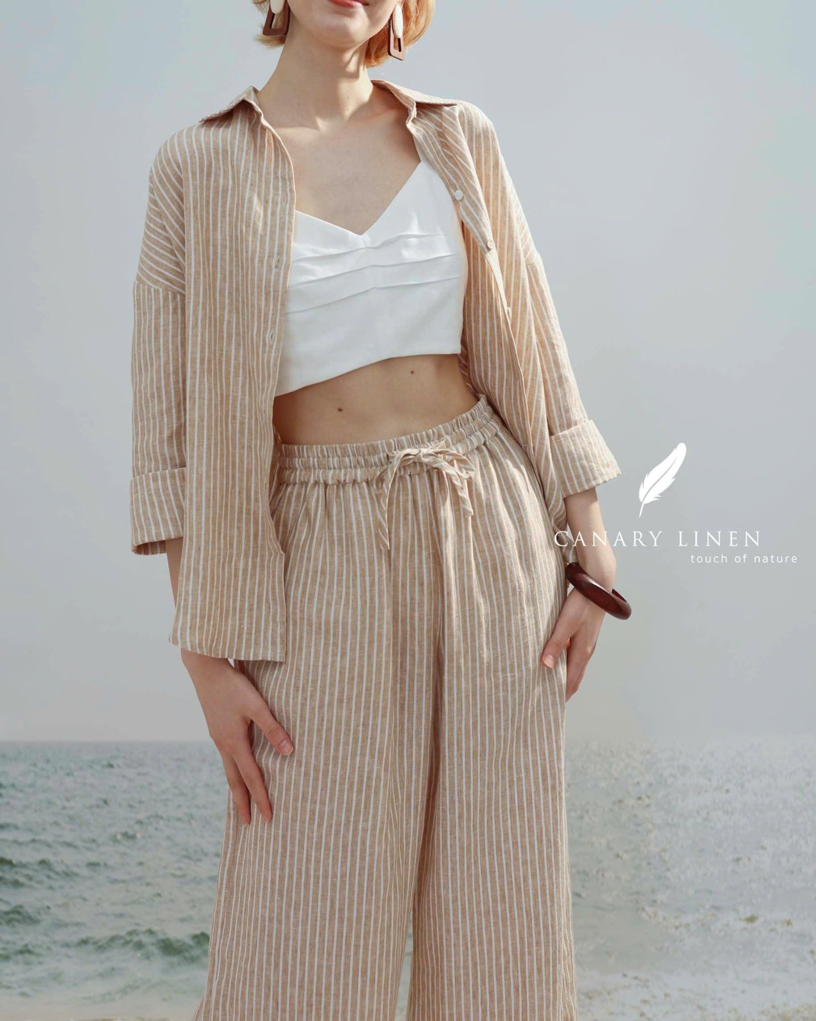  Backline Shirt - Sọc Be 