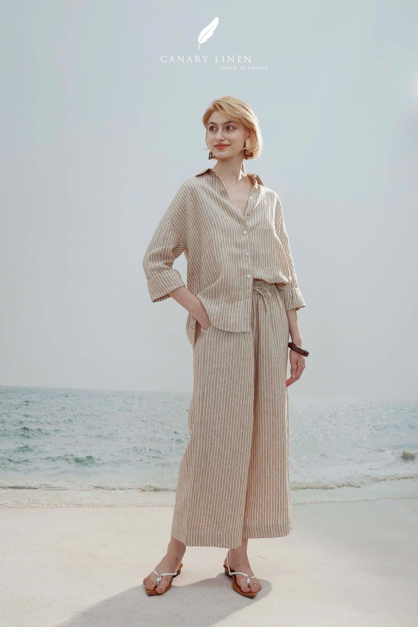  Backline Shirt - Sọc Be 