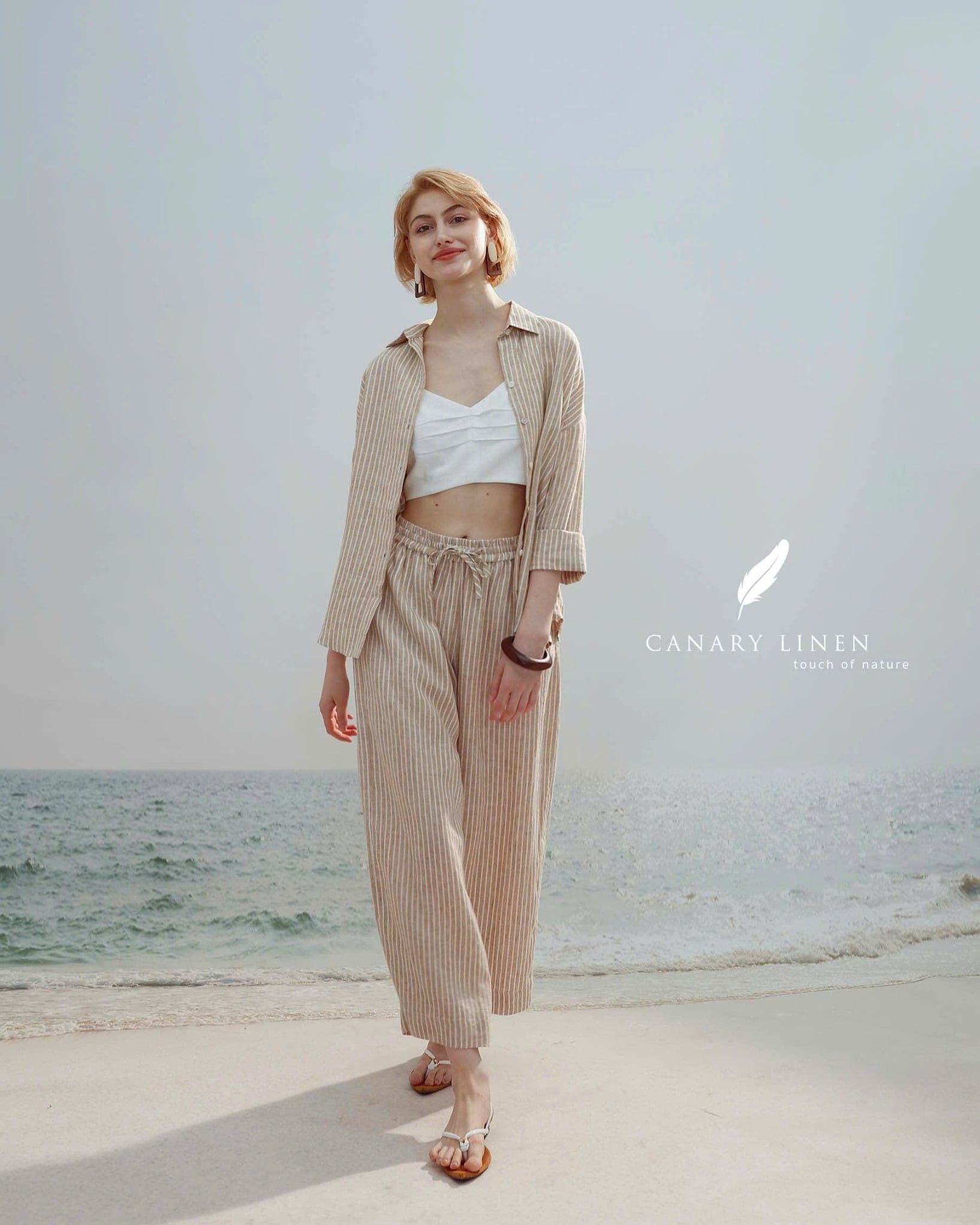  Backline Shirt - Sọc Be 