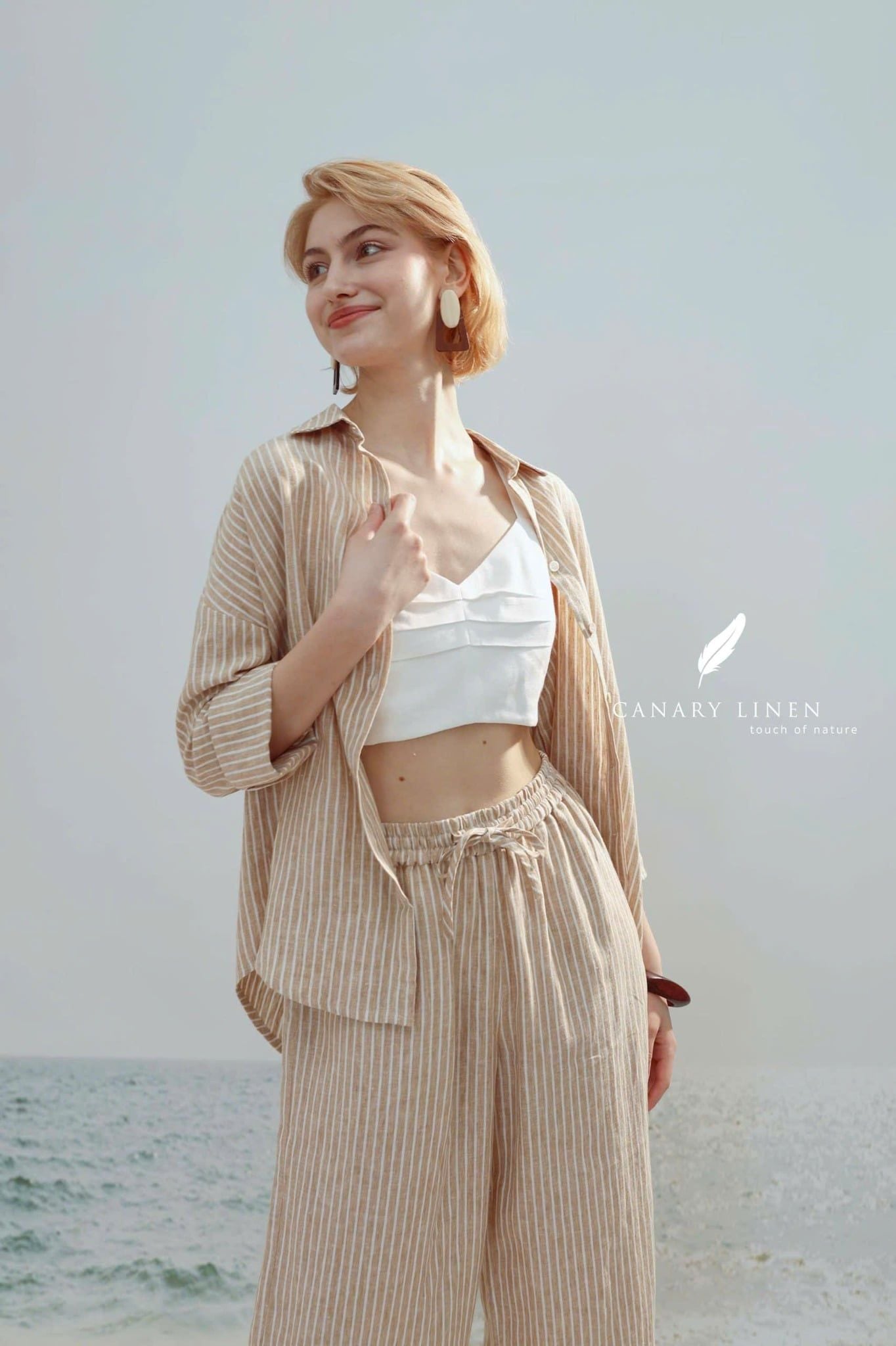  Sal Pants - Sọc Be 