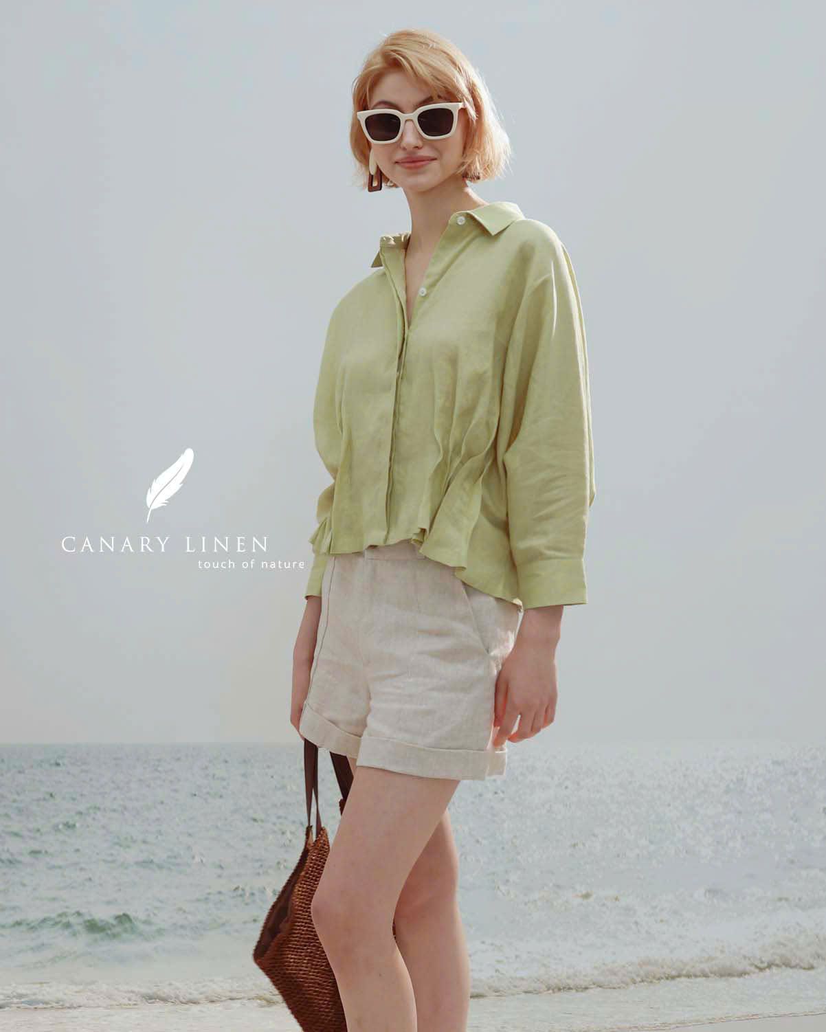  Floe Shirt - Xanh bơ 