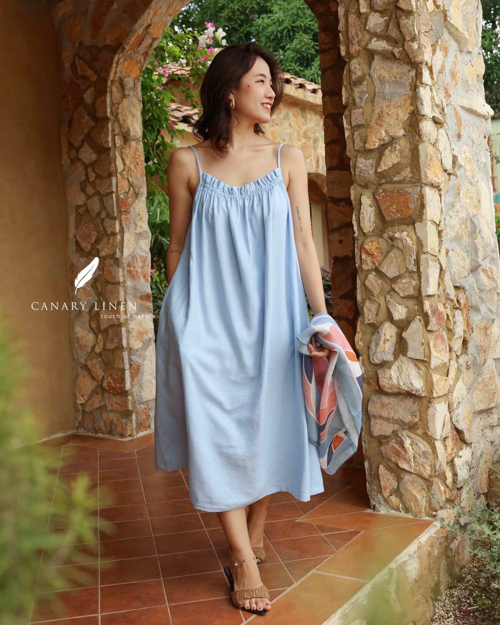  Lumie Dress - Xanh biển 