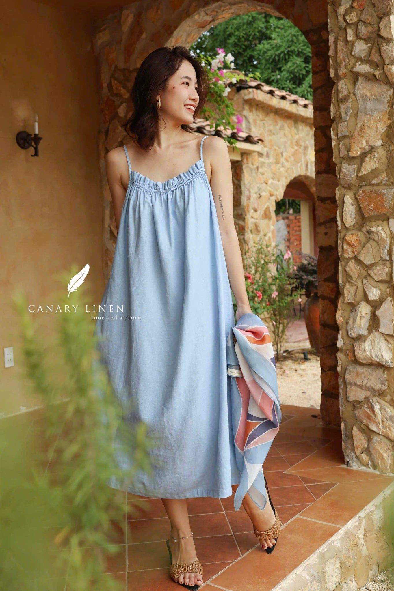  Lumie Dress - Xanh biển 