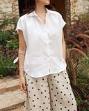  Gathie Shirt - Trắng 