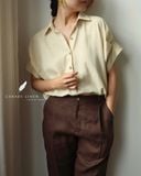  Eryn Shirt - Sọc vàng 