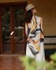 Clara Scarf - Họa tiết hoa cam