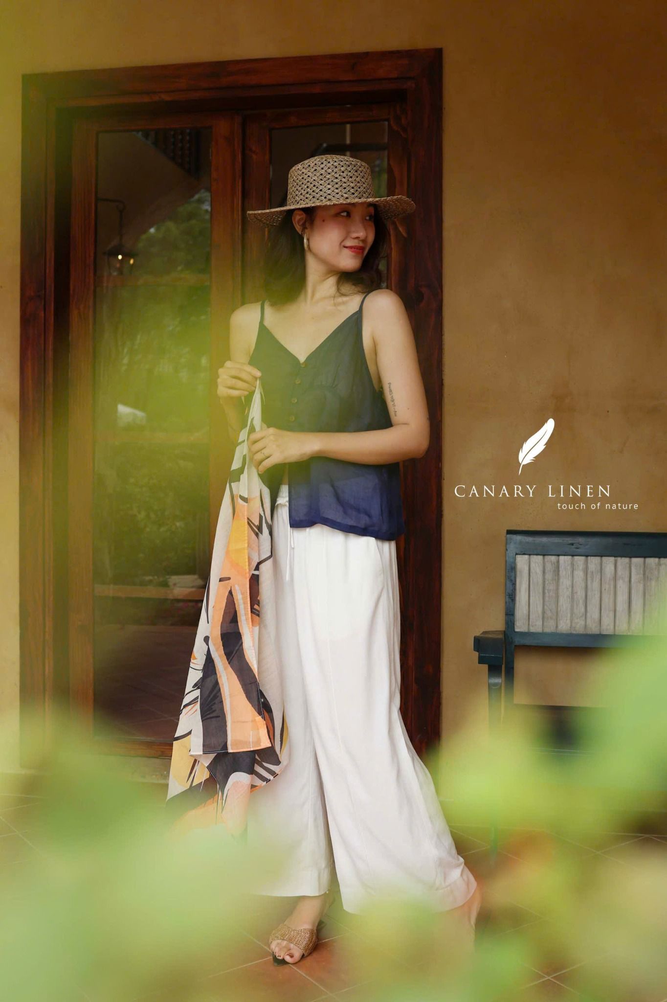  Roselle Camisole - Xanh Cobalt 