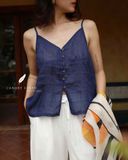  Roselle Camisole - Xanh Cobalt 