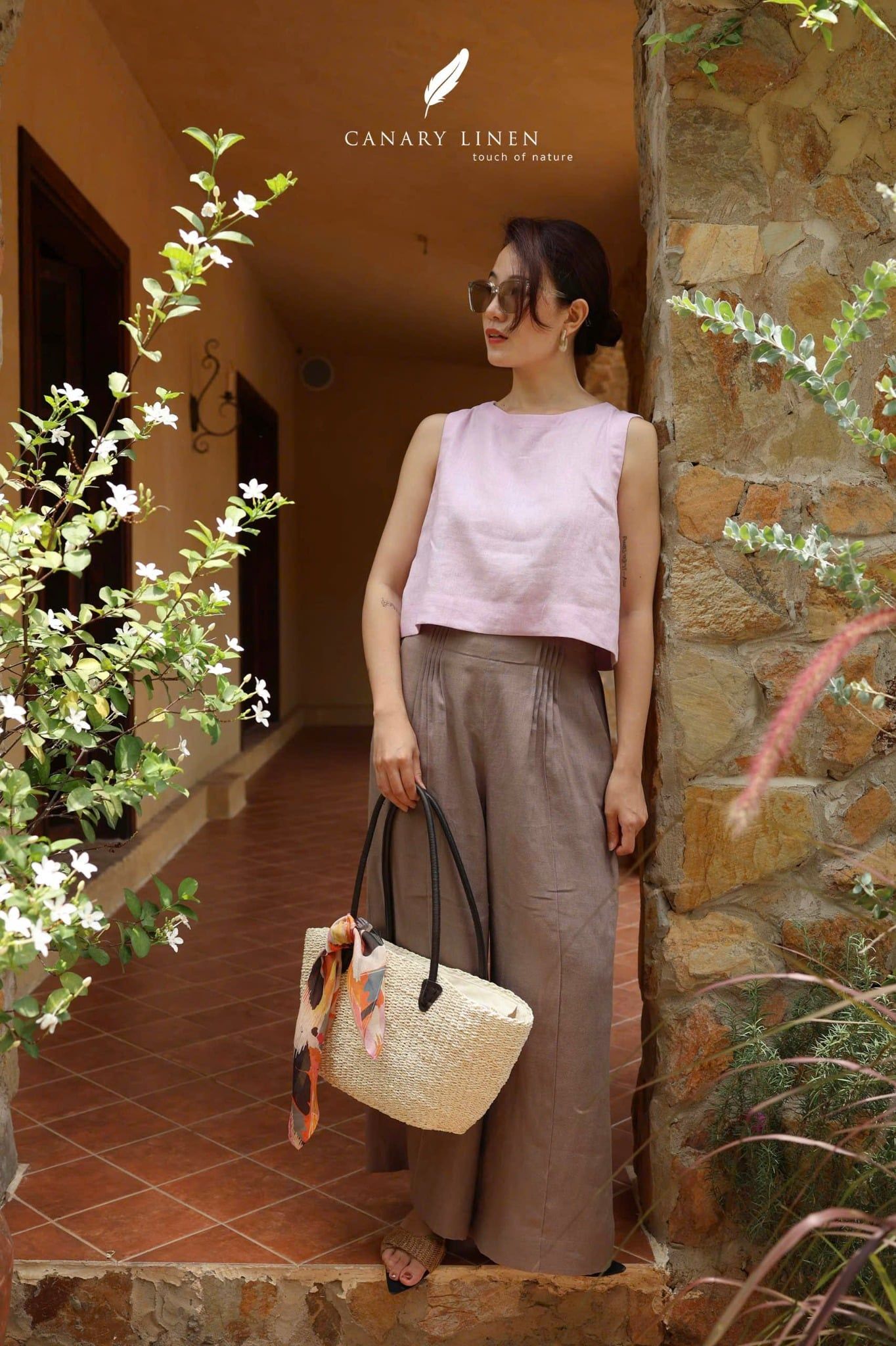  An Croptop - Tím Pastel 
