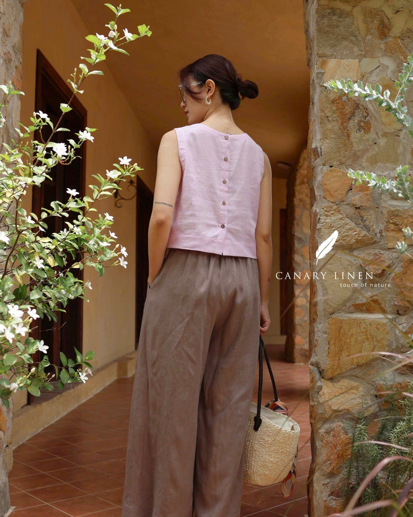  An Croptop - Tím Pastel 