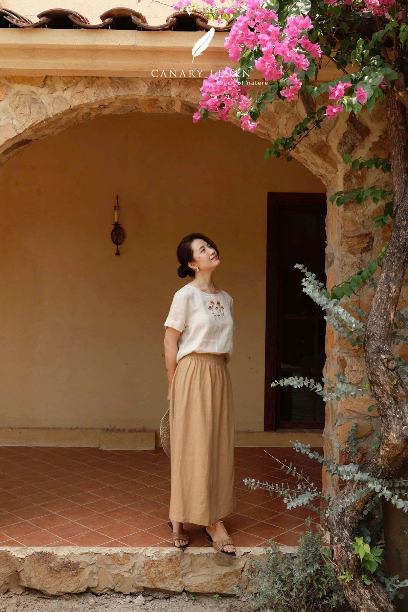  Flow Skirt - Nâu 