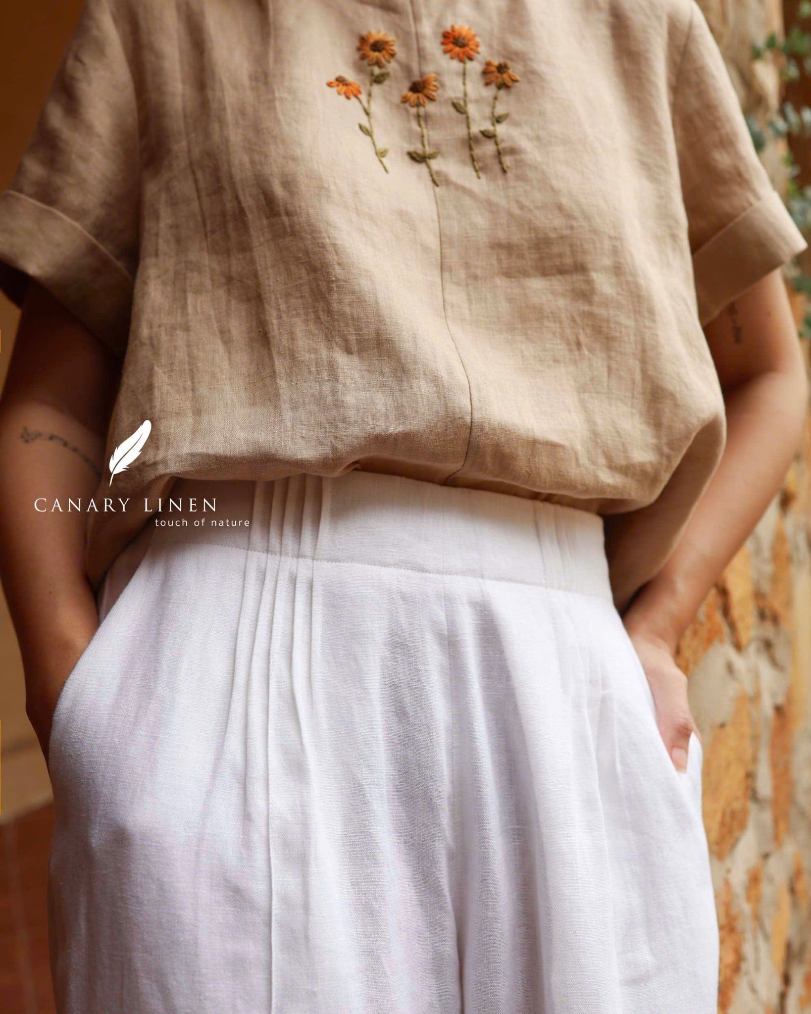  Press Pants - Trắng 