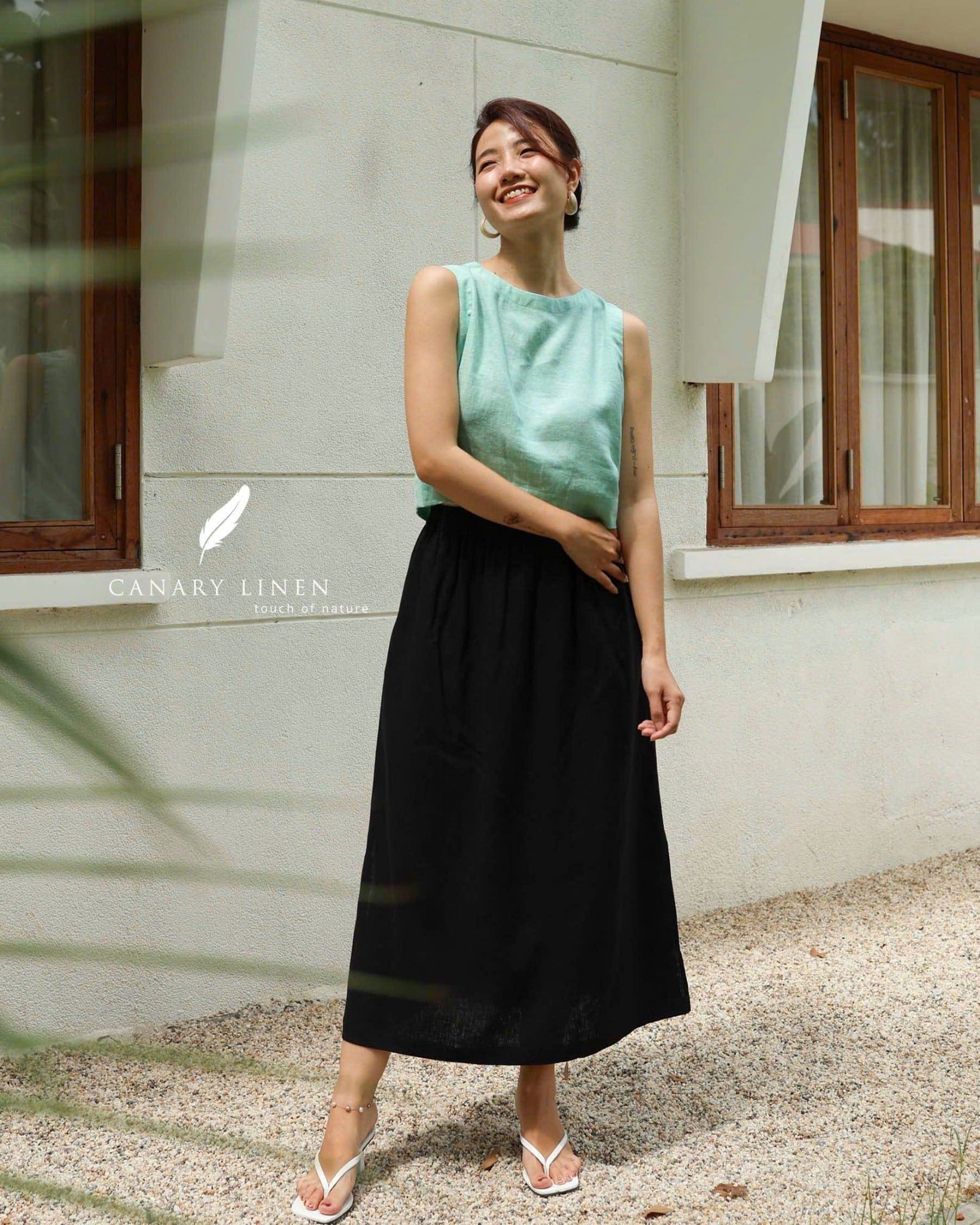  Flow Skirt - Đen 