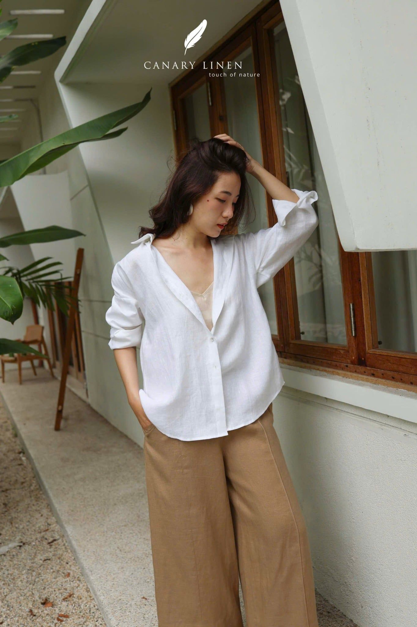  Midline Pants - Nâu nhạt 