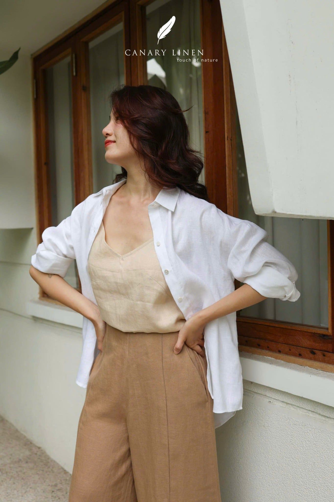  Midline Pants - Nâu nhạt 