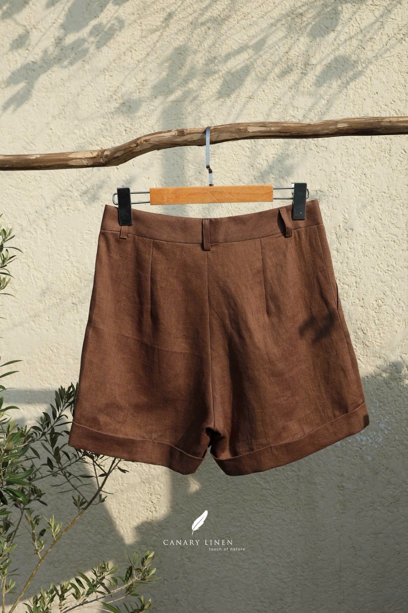  Effa Shorts - Nâu choco 