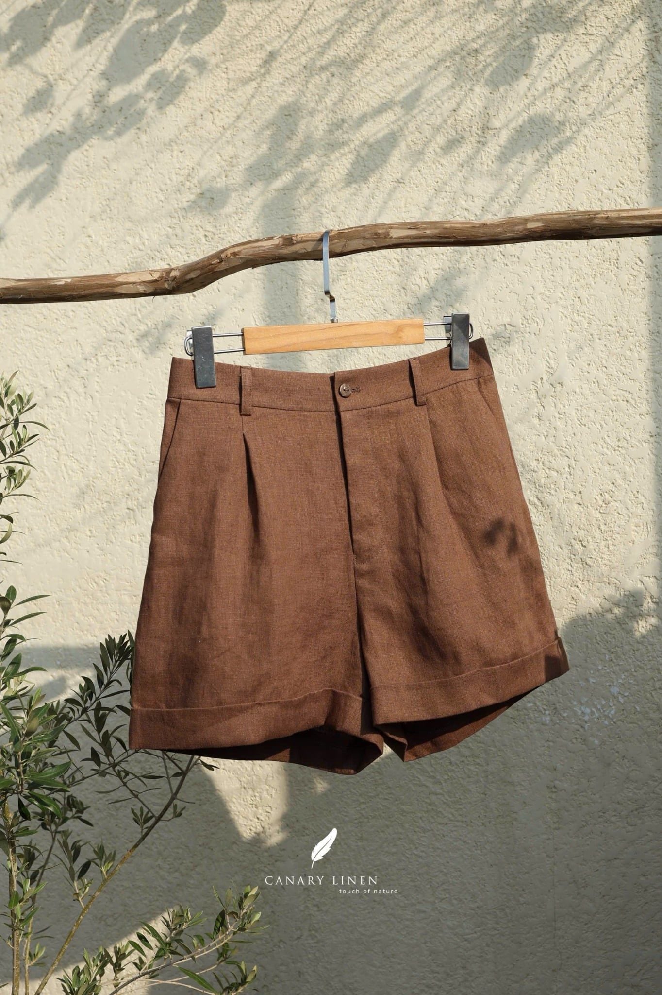  Effa Shorts - Nâu choco 