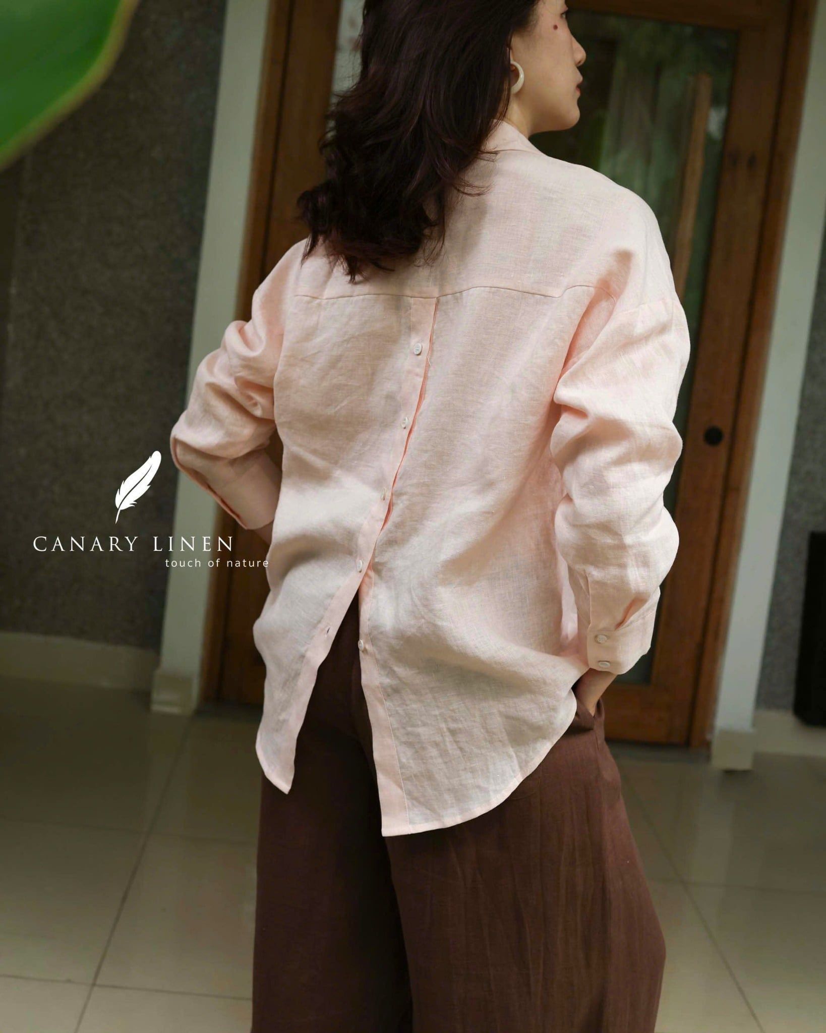  Backline Shirt - Hồng Pastel 