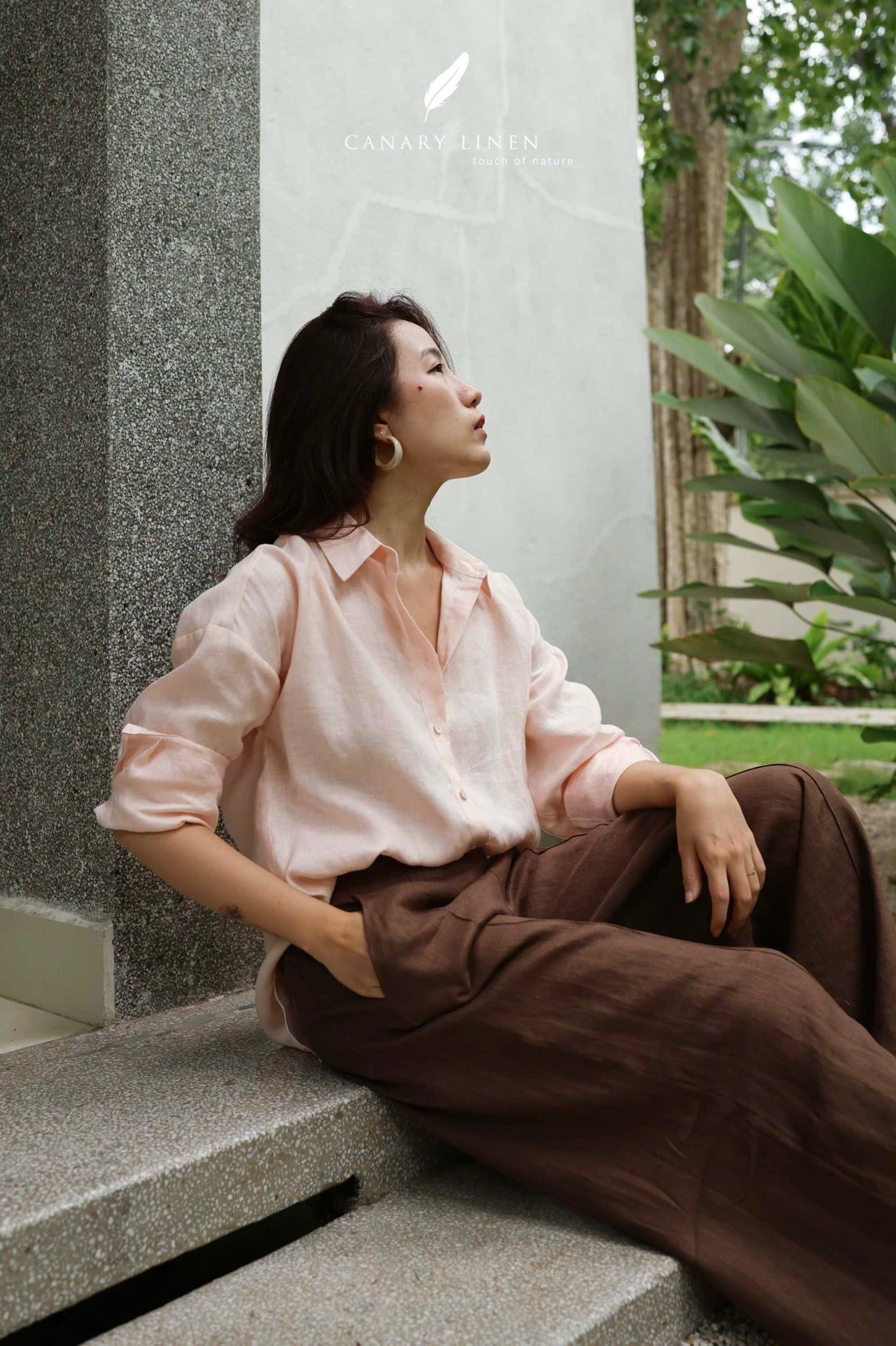  Backline Shirt - Hồng Pastel 