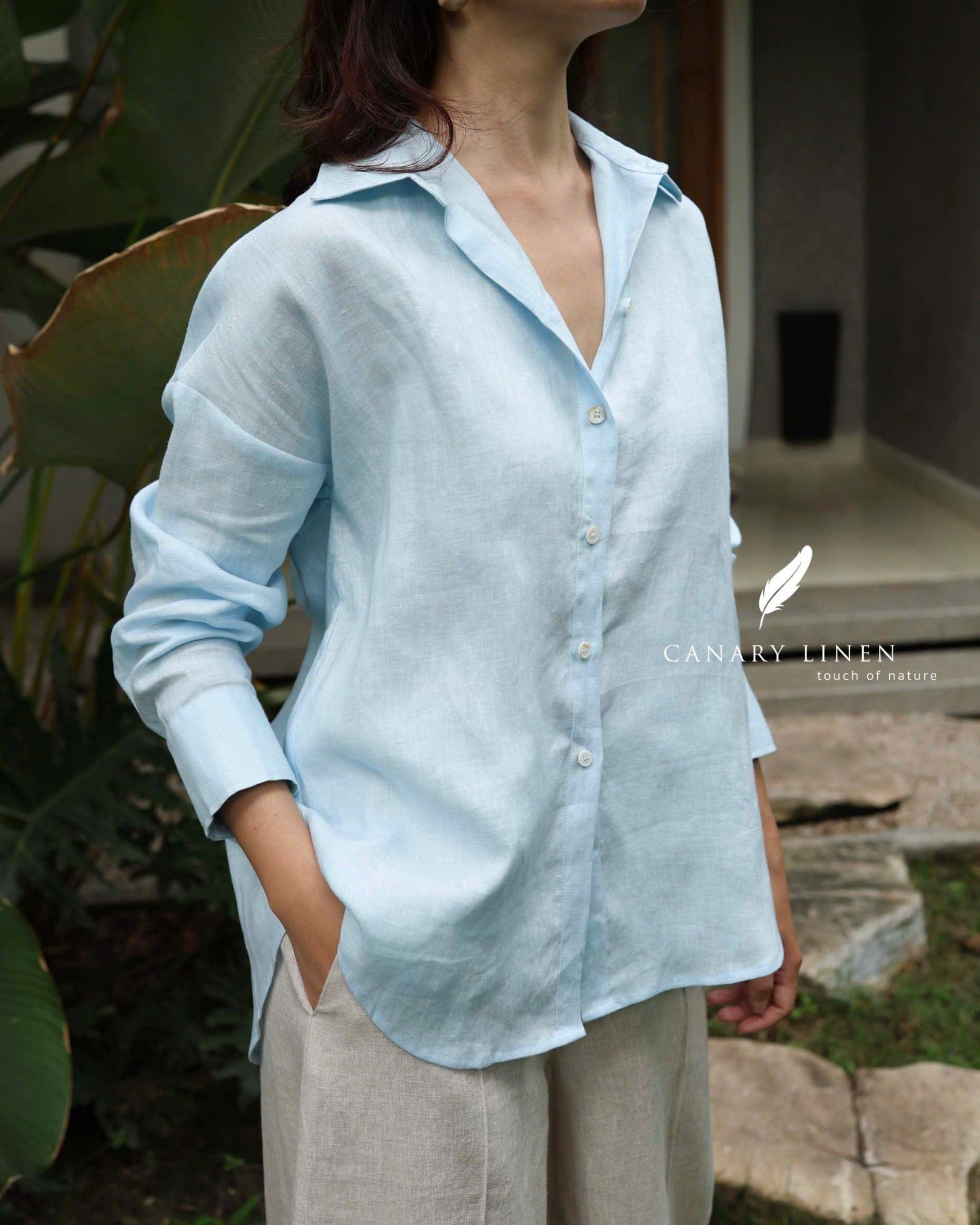  Backline Shirt - Xanh Pastel 