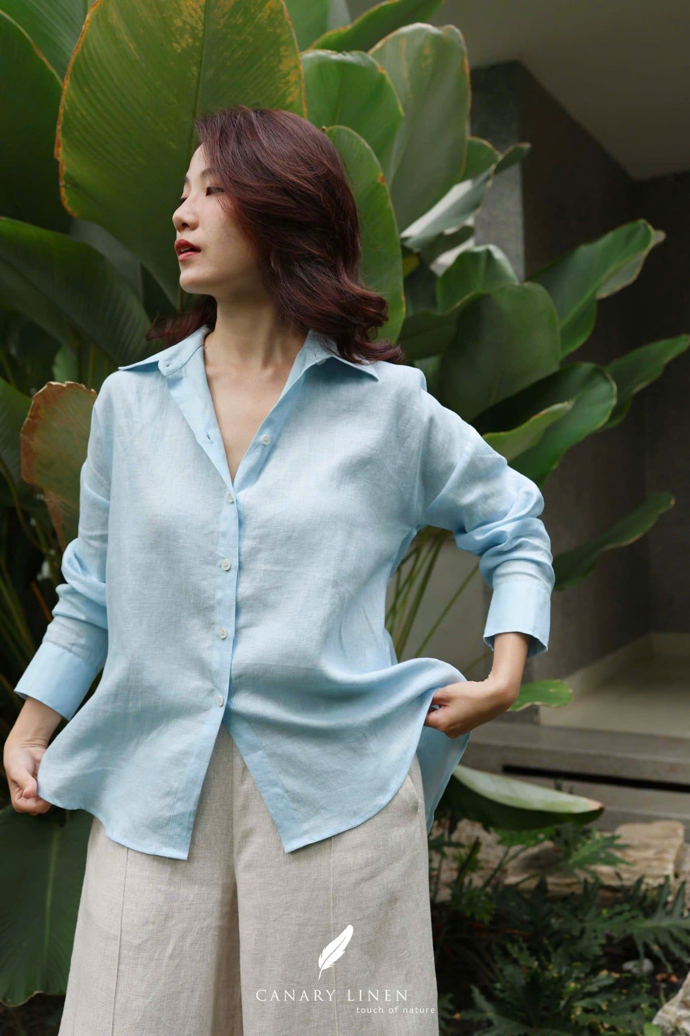  Backline Shirt - Xanh Pastel 