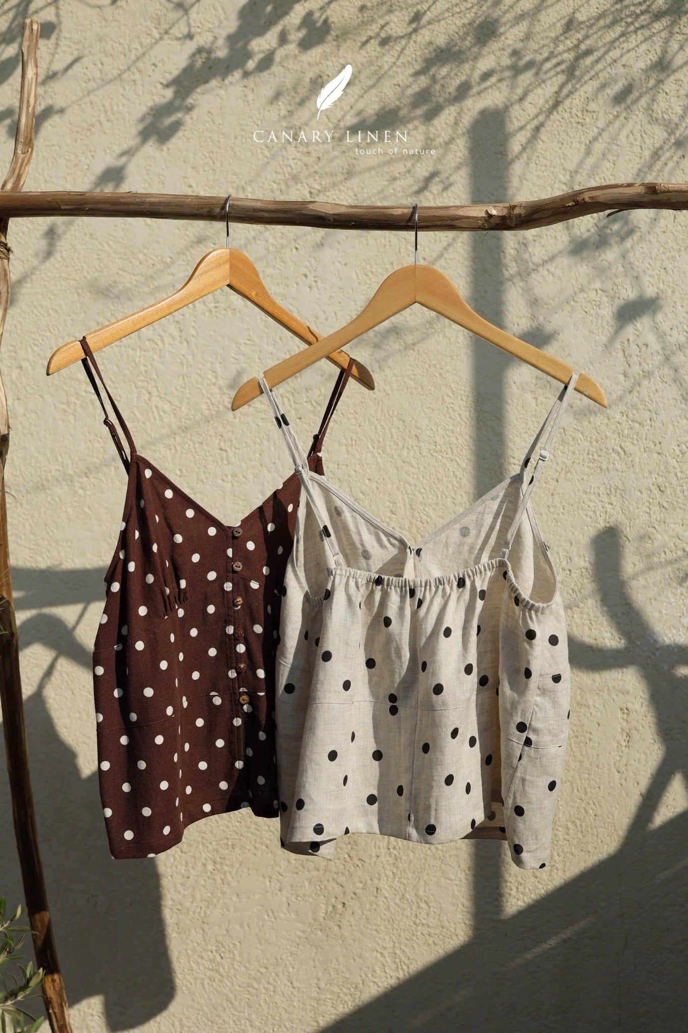  Roselle Camisole - Chấm bi 