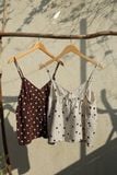  Roselle Camisole - Nâu chấm bi 