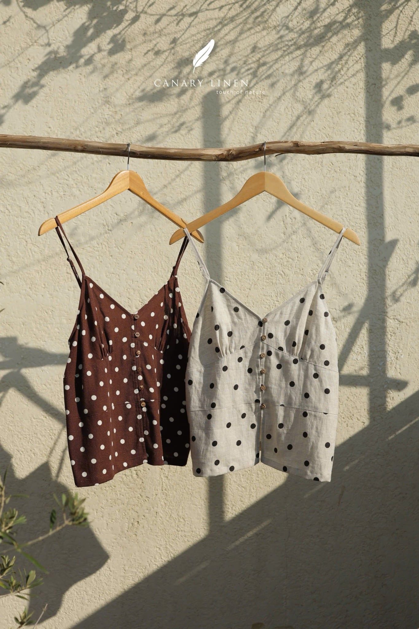  Roselle Camisole - Chấm bi 