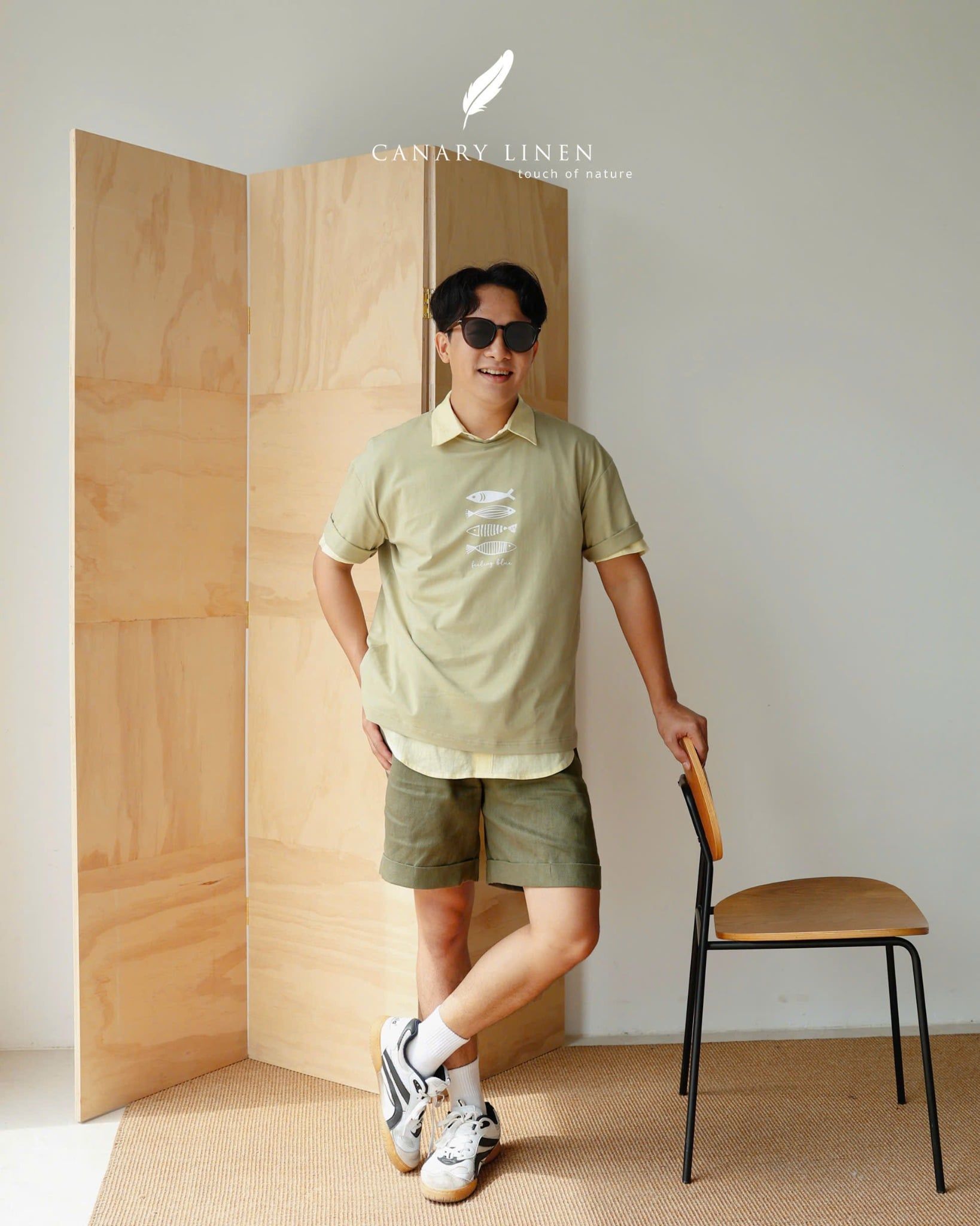  Oasi Tee - Xanh Đậu Cá 