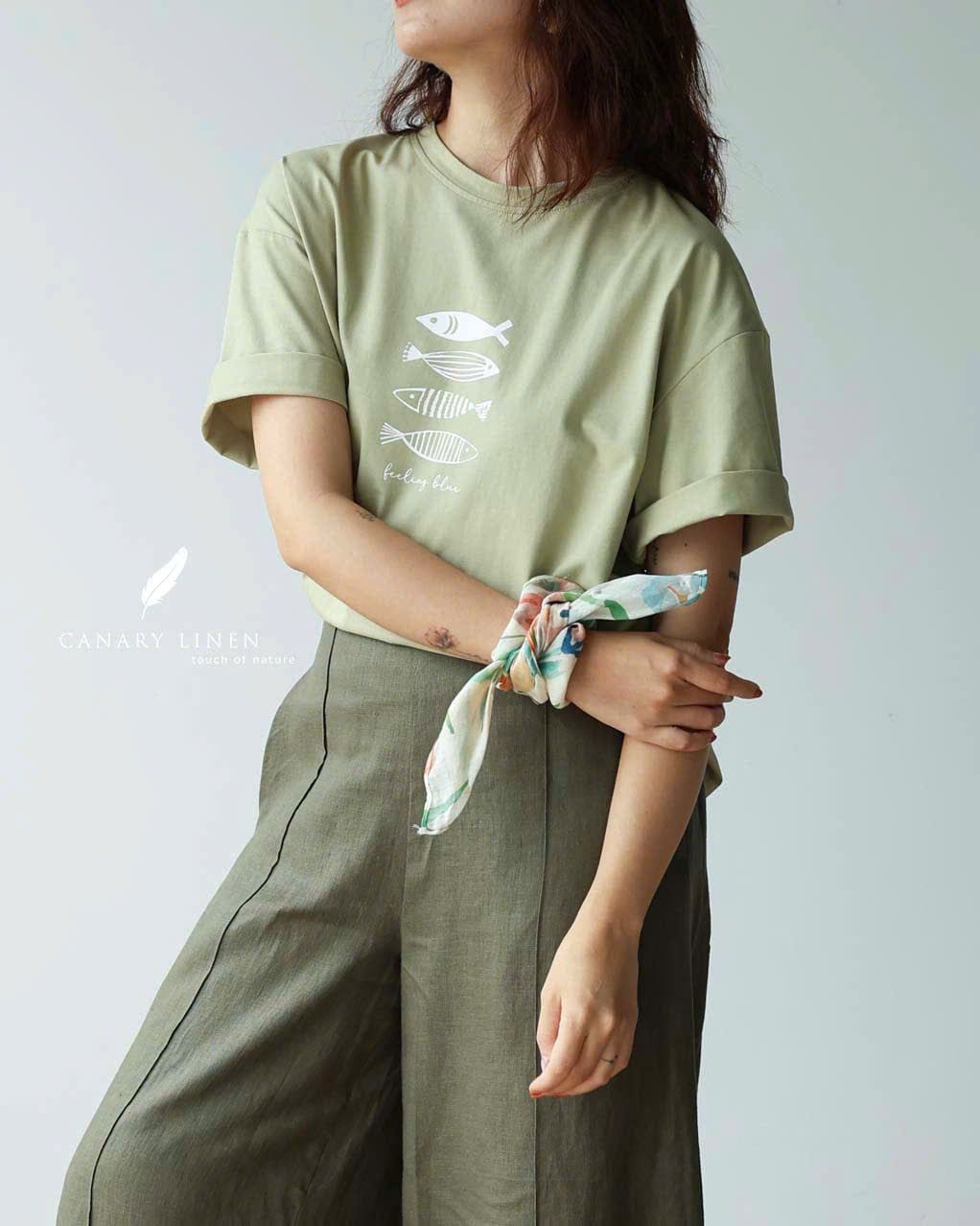  Oasi Tee - Xanh Đậu Cá 