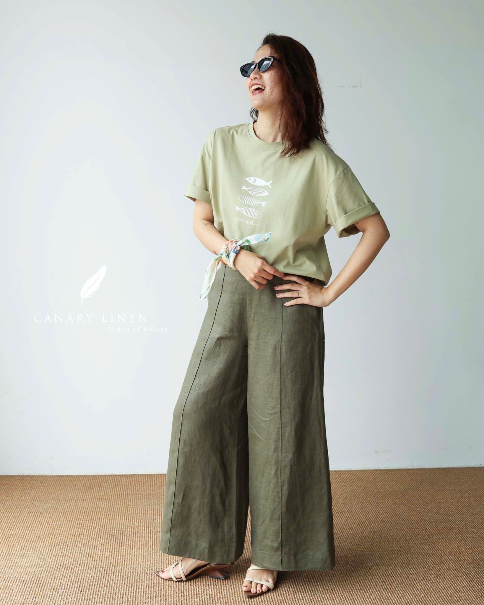  Oasi Tee - Xanh Đậu Cá 