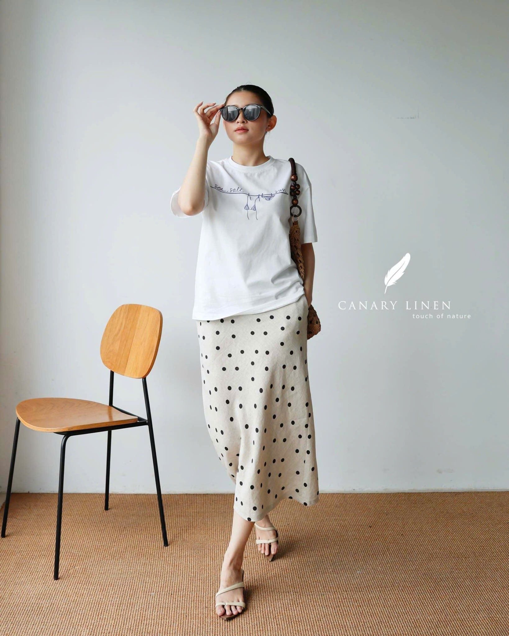  Oasi Tee - Trắng Bikini 