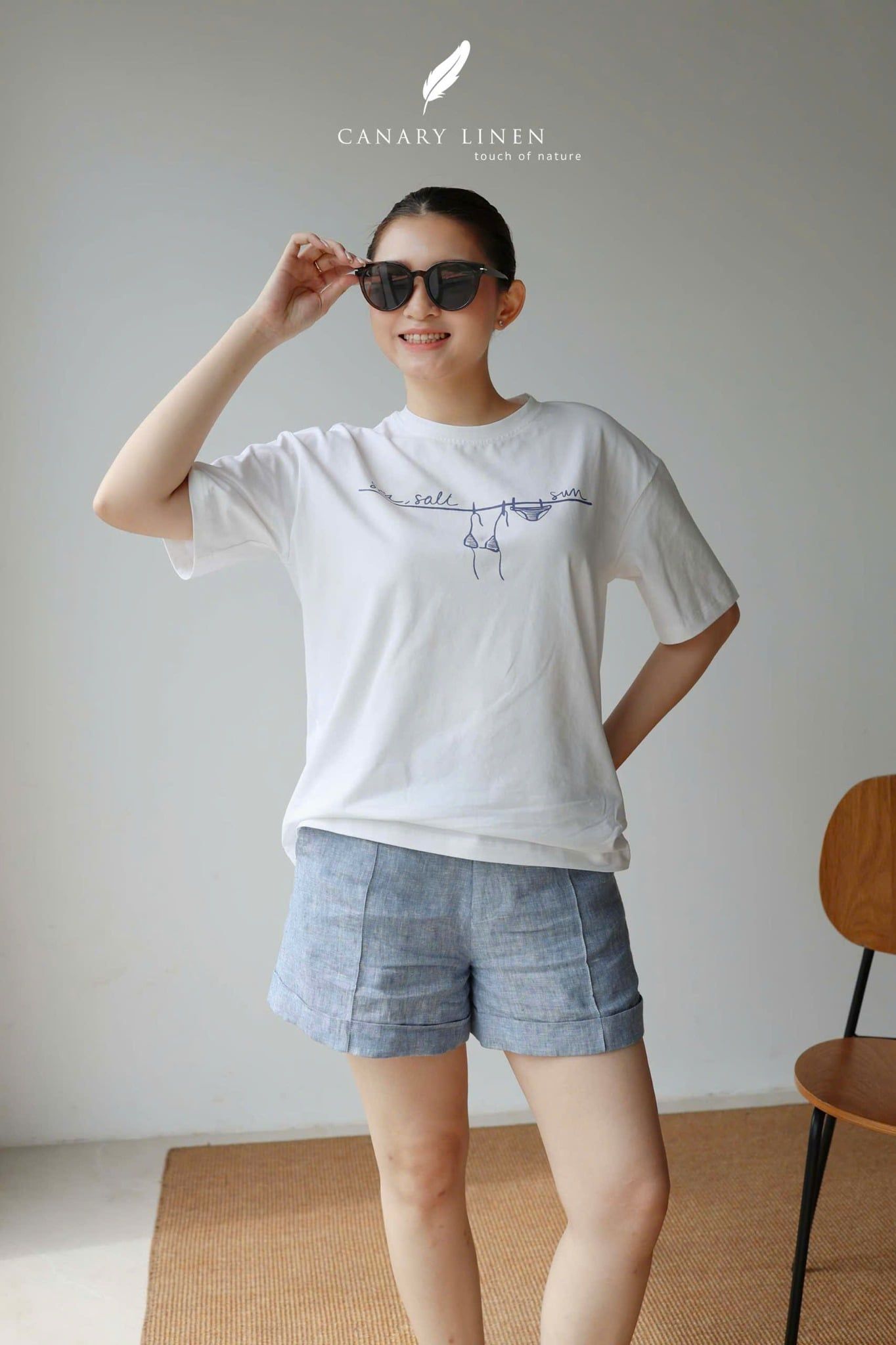  Oasi Tee - Trắng Bikini 