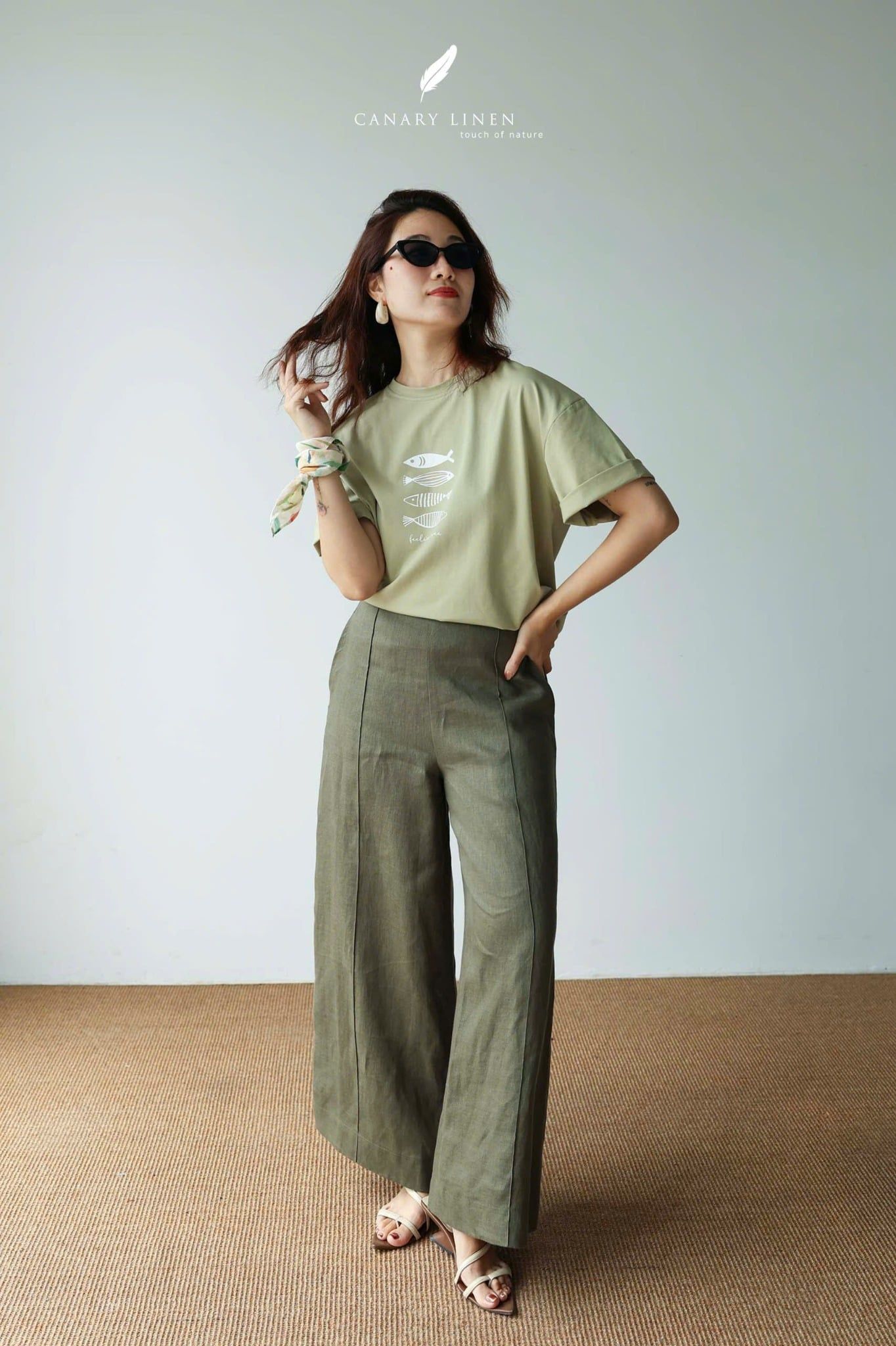  Oasi Tee - Xanh Đậu Cá 