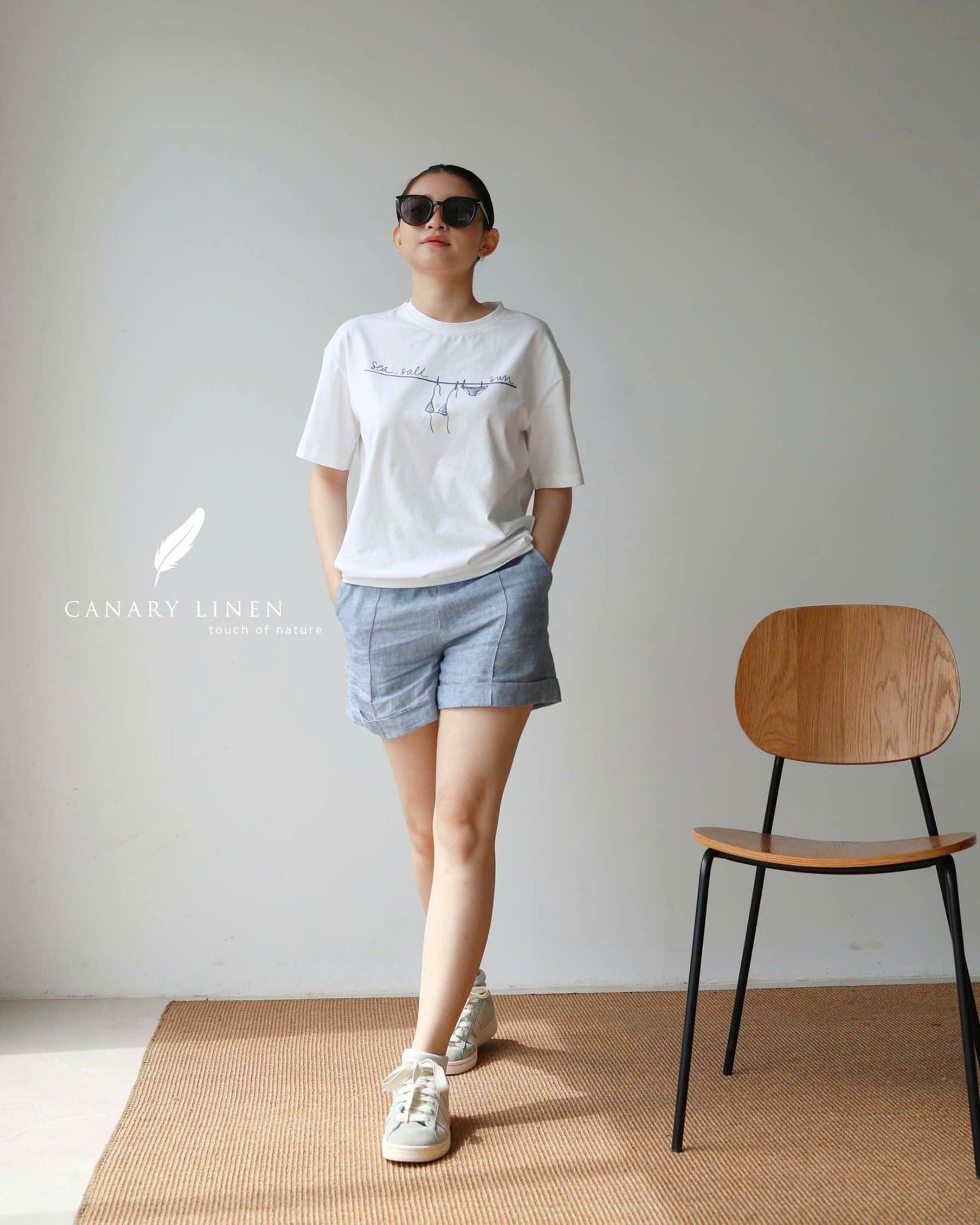  Oasi Tee - Trắng Bikini 