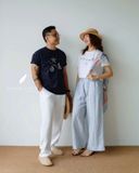 Oasi Tee - Xanh Navy Sao Biển 