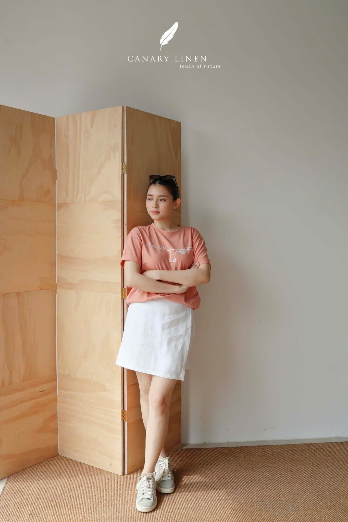  Wrap Skort - Trắng 