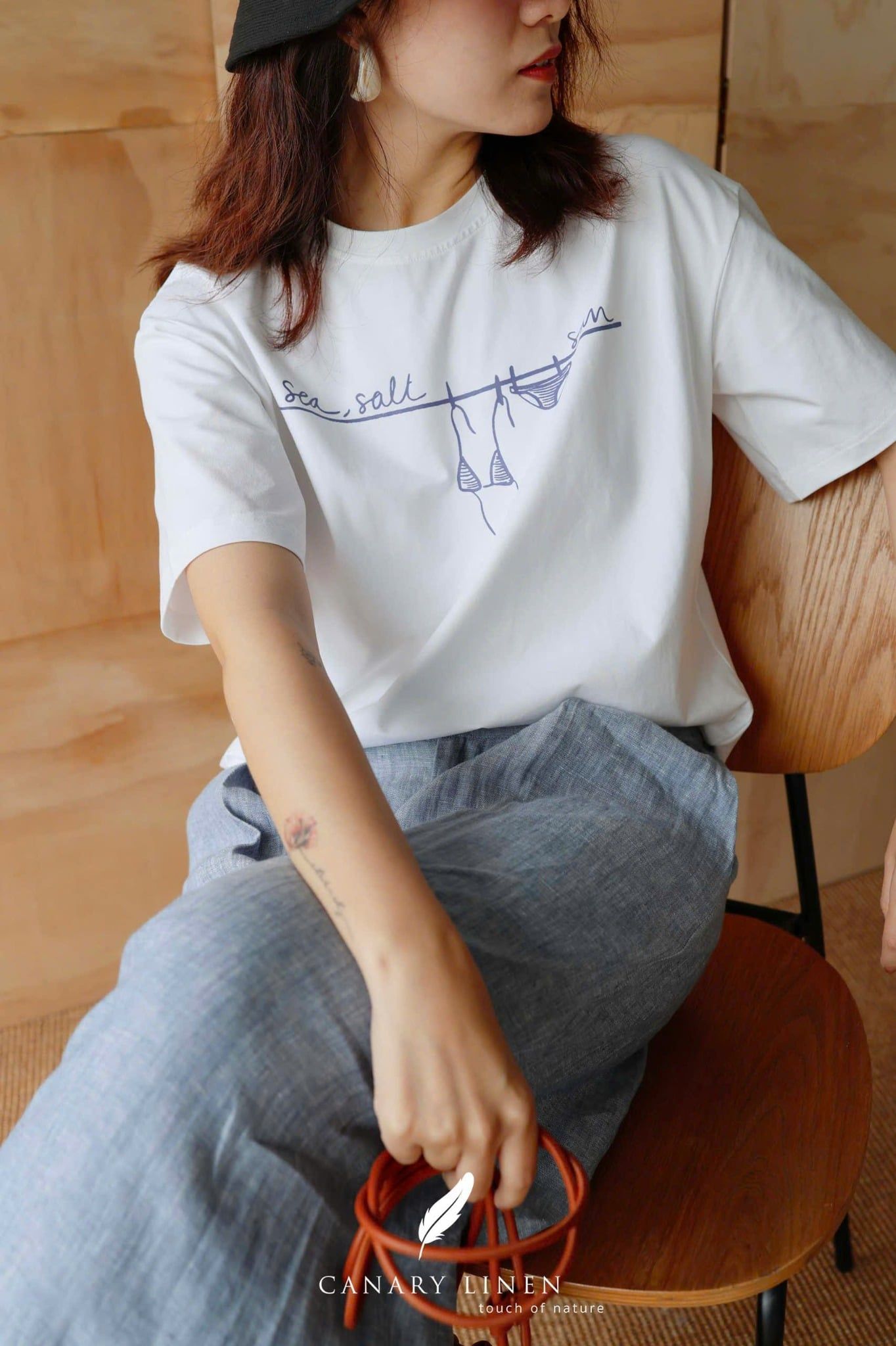  Oasi Tee - Trắng Bikini 